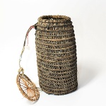 No. 154. Fishing pot made with oleaster rods and reeds. 